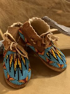 Native American Beaded Moccasins-Youth