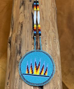Native American Beaded Medallion